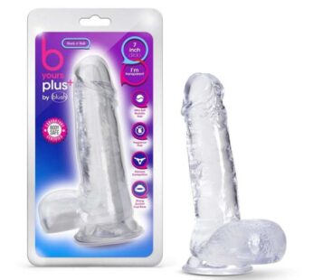 Soft Realistic Transparent Dildo With Powerful Suction Cups